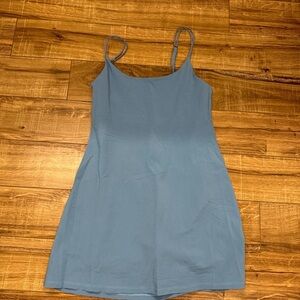 Abercrombie and Fitch Blue Spaghetti Strap Dress